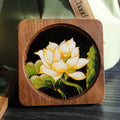 【Flower Language】Floral Cloisonné Enamel Coaster/Base