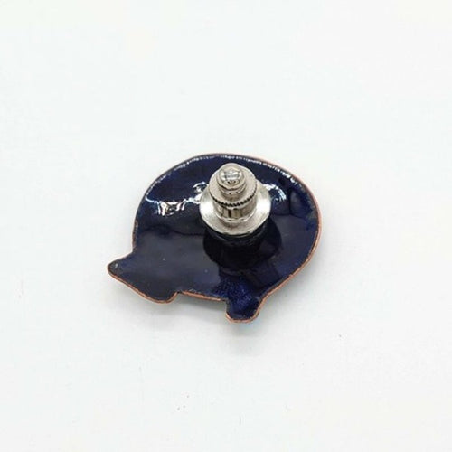 【Moon-viewing】rabbit  cloisonné pin brooch